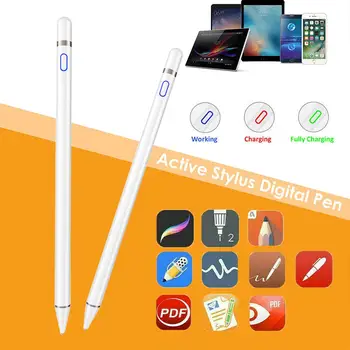 Univerzálny Kapacitný Stylus Dotykové Obrazovky Pero, Inteligentné Pero pre IOS/Android Systém Apple iPad Telefón Inteligentné dotykové Pero Ceruzka Dotykové Pero