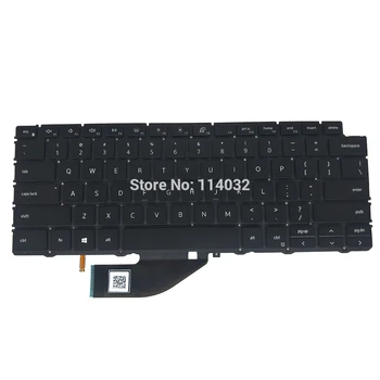 US klávesnica pre Dell XPS 13 7390 2-v-1 anglický Jazyk black s podsvietením 04J7RW NSK-ET0BC PK132C91A00 4J7RW originál
