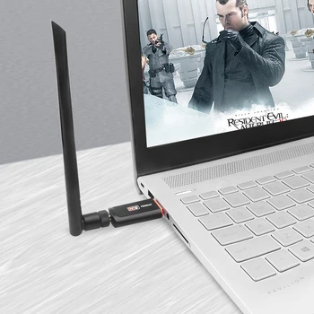 USB 3.0 1200Mbps Wifi sieť Lan Dongle Adaptér s Anténou Pre Notebook 2.4 G a 5G kapela RTL8812BU Wireless-AC Wlan Dual Band 802.11 ac