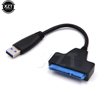 USB 3.0, SATA 22 Pin 2.5 Palcový Pevný Disk Spoľahlivé Super Rýchlosť SSD Adaptér Kábel 20 cm 50 cm najnovšie horúce predaj