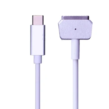 USB C Typ C Femal na Magsaf* 1/2 Kábel Kábel Adaptéra Pre Apple MacBook Air/MacBook Pro maximálne 45 w 60 W 85W 12/13/15
