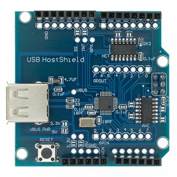 USB Host Štít 2.0 pre Arduino UNO MEGA ADK a aplikácie pre Android ADK DIY Elektronický Modul Doska