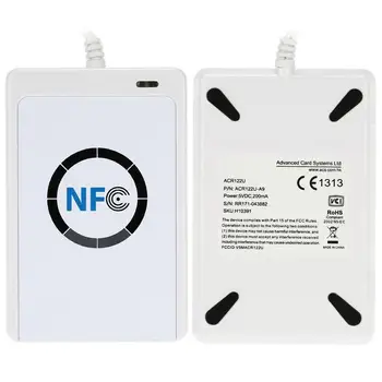 USB S50 13.56 mhz ISO/IEC18092+5 ks M1 Karty NFC ACR122U RFID Čítačku Kariet Spisovateľ Kopírka Rozmnožovacie Zapisovať Klon Softvér
