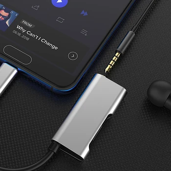 USB Typu C na 3,5 MM Converter Slúchadlá Audio Kábel Typu C do 3,5 Adaptér Kábel pre Samsung xiao Google Základné Huawei