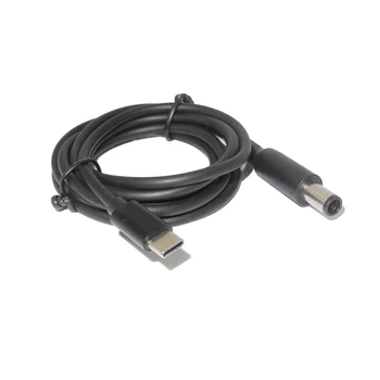 USB Typu C Napájací Adaptér Converter 7.4*5.0 mm Dc Konektor Konektor PD Emulátor Spúšťať Nabíjací Kábel Kábel pre Dell Notebooku
