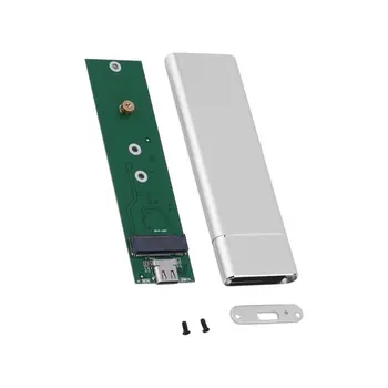USB3.1 Typ-C na M. 2 B Kľúč PCIE SSD Box ssd (Solid State Drive Bývanie Prípade 10Gbps M2 SSD 2280 Pevného Disku na Kryte