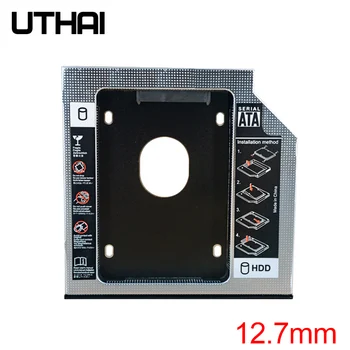 UTHAI T01 CD-ROM Disk SSD Pevný Disk Držiak Notebook Vnútorného Krytu 2.5 palcový SATA II III HDD Disk 12,7 mm SATA3 Adaptér