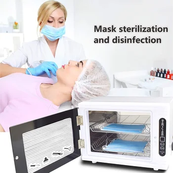 UV Sterilizátor Box na Nechty, Manikúra Nástroje Dezinfekcia Skriňa Mini Ozón a Ultrafialové Časovač EÚ Sterilizácia Stroj pre Domáce Salón