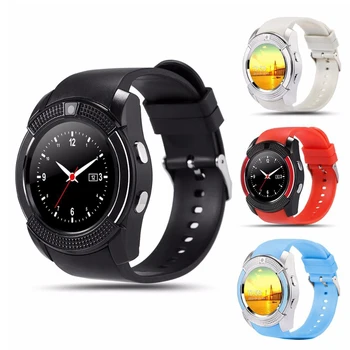 V8 smart hodinky náramkové smartwatch bluetooth Hodinky s Slot pre Kartu Sim, Fotoaparát Radič pre Telefón Android, Samsung Muži Ženy PK DZ09