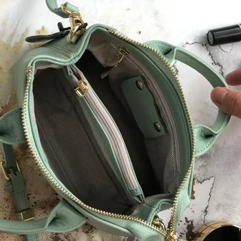 Vankúš taška lady importované prvé-kabát cowhide jedno rameno šikmé módy v lete roku 2019 nové Tote Bag