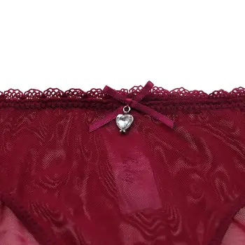 Varsbaby sexy transparentné bielizeň priadze bez podšívky bra set podprsenky+podväzky+nohavičky+pančuchy 4 ks
