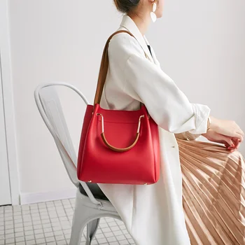 Vedro vrece kabelka módne jednoduché, veľkú kapacitu prímestských bagBig taška na bežné ramenný bagOblique kríž žena pack Značky Designe