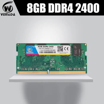 VEINEDA DDR4 RAM Notebook Pamäť 4GB 8GB 2133 2400mhz 2666MHZ PC4-17000 Notebook so-DIMM Pamäte RAM 1.2 V 260PIN