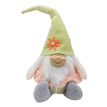 Veľkonočný Zajačik Gnome Jarné Prázdniny Domáce Dekorácie Plyšové Ručné Králik Švédsky Tomte Elf Bábika Ozdoby