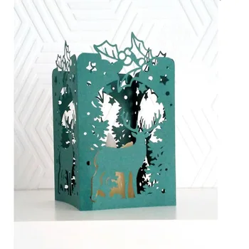 Vianočné jeleň Zomrie Rezanie Kovov Zomrie svietidla Šablóny pre DIY Scrapbooking Razba Papier CardsCrafts Die Kusy Nového roku 2020