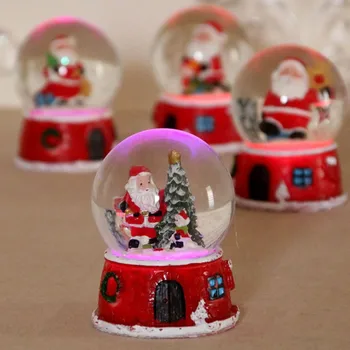 Vianočné Živice Hudby Sneh Sklo Santa Claus Crystal Ball, Deti Snehová Guľa Krištáľ Music Box, Vianoce A Nový Rok Darčeky