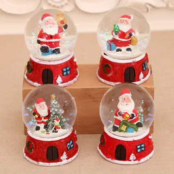 Vianočné Živice Hudby Sneh Sklo Santa Claus Crystal Ball, Deti Snehová Guľa Krištáľ Music Box, Vianoce A Nový Rok Darčeky