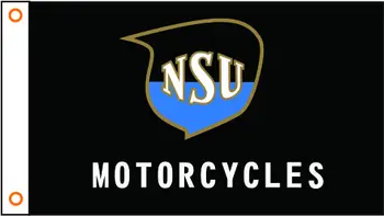 Vlastné vlajky Motocykel banner NSU Motocykel vlajka 3x5ft Polyester 01