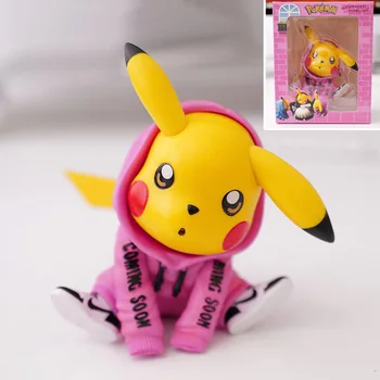 Vrecko Monštrá Pokemon Módne Farby Pikachu Čierna, Ružová, Modrá Pravidelné Box Dekorácie Garáž Auta
