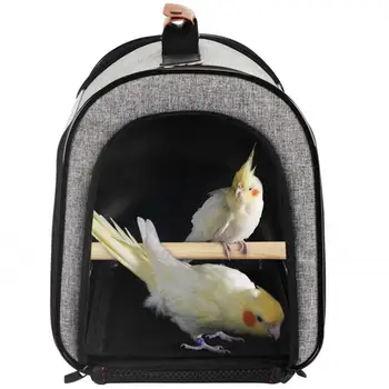 Vták Cestovné Dopravcu Transparentné Prenosné Papagáj Klietku Dopravcov Tote Batoh S Dvojitým Zipsom Dizajn Vták Puzdro