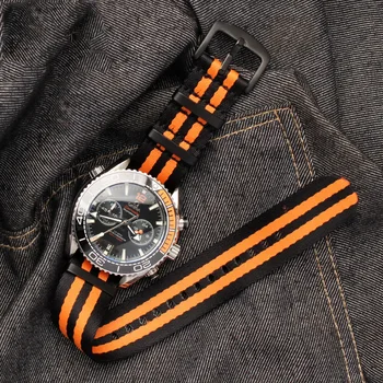 Vysoko Kvalitné Hodinky Príslušenstvo bezpečnostným pásom Nylon Nato Remienok 22 mm 20 mm Premium Športové Náramkové hodinky Slučky Kapela Pásy Wearproof Watchbands