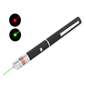 Vysoko Kvalitné Laserové Ukazovátko Červená/Zelená 5mW Silný 500M LED Baterkou Pero Baterka Profesionálne Viditeľný Lúč Svetla Na Vyučovanie