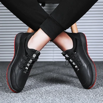 Vysoko kvalitné pánske športové topánky pohodlné dospelých dizajnér ľahký priedušný opotrebovaniu odpruženie pánske členkové topánky
