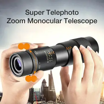 Vysoká Kvalita HD Ďalekohľad Monokulárne 8-40X40mm 4K Super Zoom Teleobjektív Monokulárne Ďalekohľad Prenosné Vonkajšie Športové Ďalekohľad