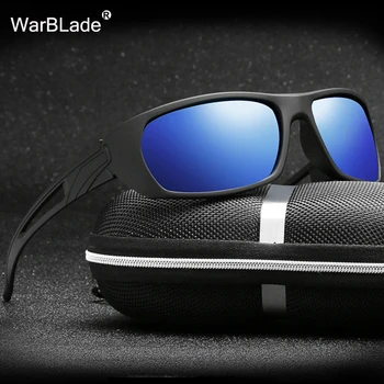 WarBlade Mužov Polarizované slnečné Okuliare na Nočné Videnie Okuliare Jazdy Anti-glare Okuliare Okuliare Módne Športové Slnečné Okuliare UV400 Oculos