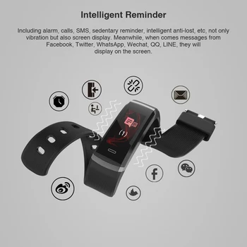 Wearpai Šport Smart Hodinky GT101 Nepremokavé Ženy Muži Fitness Hodinky Srdcového tepu Bluetooth Smartwatch pre iOS a Android