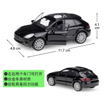 WELL 1:36 Porsche Macan simulácia zliatiny model auta, stroj Simulácia Zbierku hračiek pull-back vozidla