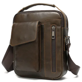 WESTAL mužov taška cez rameno malá pätka na zips pánske crossbody tašky originálne kožené tašky pre mužov kabelka muž program messenger tašky 8211