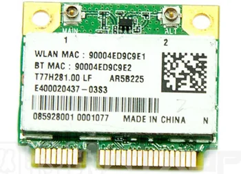 WTXUP pre Atheros AR5B225 AR9485 150Mbps Half Mini PCi Express WiFi Adaptér s AR3012 Bluetooth 4.0, pre operačný systém Windows XP/7/8/Linux