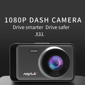 X31 Pro Auto Dash Kamera, videorekordér DVR 3 palcov HD 1080P Nočné Videnie 140 Stupňov Široký Uhol G-Senzor Dash Cam