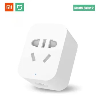Xiao Mijia Smart Zásuvka 2 WiFi Bránou Verzia APLIKÁCIE Diaľkové Ovládanie Časovač elektrická prípojka Moc Detekcie Plug Pracovať s Mihome APP