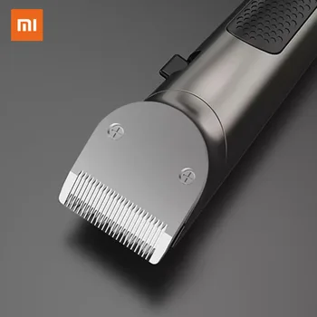 Xiao RIWA Hair Clipper Osobné Elektrický Zastrihávač Nabíjateľná Silný Výkon Ocele Cutter Head S LED Displej, Umývateľný Hot Predaj