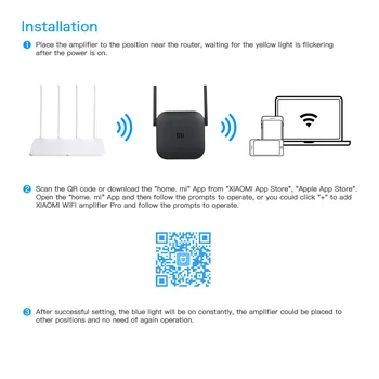 Xiao Wifi Versterker Pro 300Mbps Amplificador Wifi Opakovač Wifi Signaal Kryt Extender Repeater 2.4 Xiao mi Wifi zosilňovač