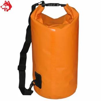 Yiwu továreň na predaj 30L vonkajšie rieky turistiku taška kempovanie turistika Red/Orange PVC vodotesné suché taška