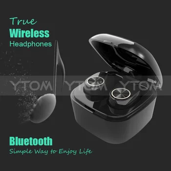 YTOM Mini Pravda TWS Bezdrôtové Slúchadlá Bluetooth EDR Slúchadlá Slúchadlá pre smartphone športové Slúchadlá pre iphone XS X xiao