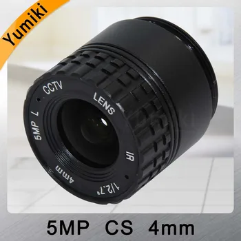 Yumiki 5.0 MP HD 4 mm CCTV Objektív, Manuálna Hlavná CS mount IČ 1/2.5
