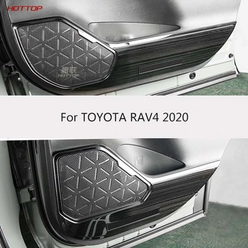 Z nehrdzavejúcej Ocele Chránič Boku Okraj Ochrana Pad Chránené Proti kop Dvere, Rohože Kryt pre Toyota RAV4 2020 5. zvuk rám