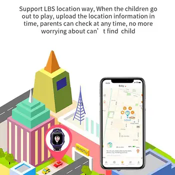 Z6 Deti Smart Hodinky Vodotesný IP67 2G SIM Karty, GPS Tracker Fotoaparát SOS Volanie Anti-Stratené Dieťa Deti SmartWatch Pre IOS a Android