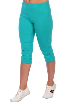 Zelené nohavice ElenaTex Športové legíny dámske krátke nohavice športové legíny pre ženy dámske letné lýtkové