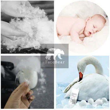 Zimné Novorodenca Chlapci Teplé Snowsuit Plnenie 90% Biele Kačacie Nadol Dieťa Dievča Fleece Podšívka Bundy Veľké Prírody Kožušinovou Kapucňou Romper