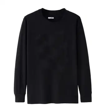 Zimné pánske T-Shirt 5XL 8XL Dlhý Rukáv Lacné Veľké Predaj Jeseň XL Veľkosť 7XL 6XL T-Shirt Bavlna Domov Čierne Tričko