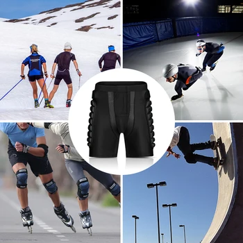 Zimné Športy, Lyžovanie Šortky Hip Zadok Ochranu, Polstrované Šortky Brnenie Hip Ochranu Podložky pre Snowboarding Korčuľovanie na Koni Šortky