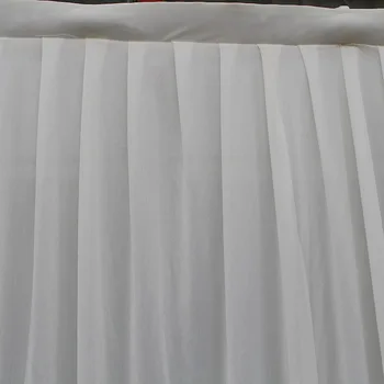 Zlato Ice Hodvábne Svadobné Pozadia s Swag Fáze Pozadí Prikryť a Opona 20 stôp (w) x 10 metrov (h) pre svadobné dekorácie