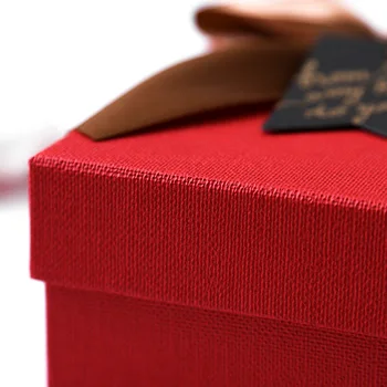 Červená Farba Kozmetické Balenie Box Luxusnej Darčekovej krabičke, Narodeninové Darčeky Náramky Rúž 1pc Candy Pack Box Svadobný obchod so Box