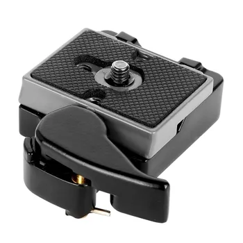 Čierny Fotoaparát 323 Rýchle Uvoľnenie Platňa so špeciálnym Adaptérom (200PL-14) Kompatibilný s Manfrotto 323 Statív Monopod ZRKADLOVKY