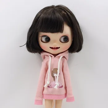 ĽADOVÉ DBS Blyth bábiky hračky oblečenie ľadovej oblečenie svetlo ružové šaty s klobúkom dlhé dlhé rukávy